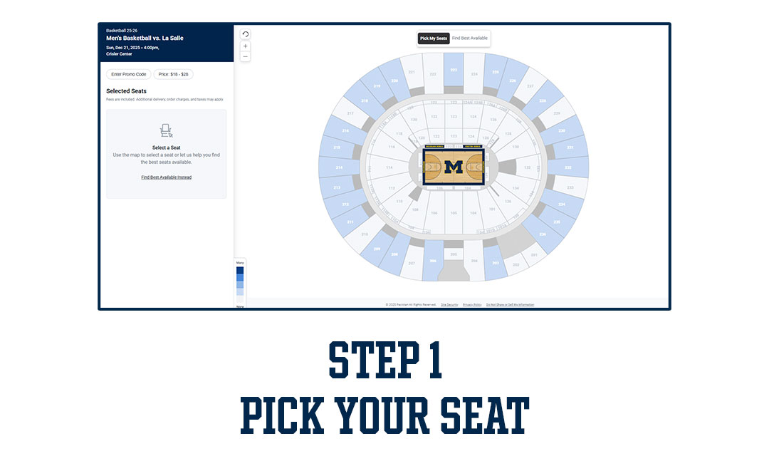 Step 1 - Pick Your Seat
