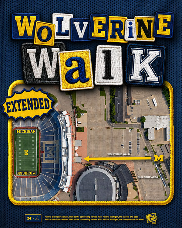Wolverine Walk Map