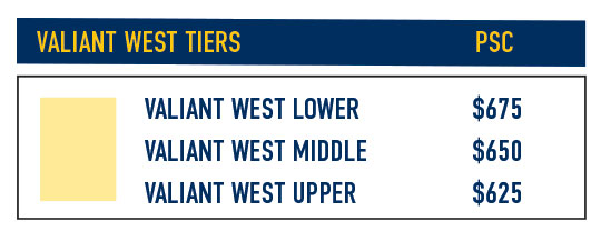 Valiant West Seat Section