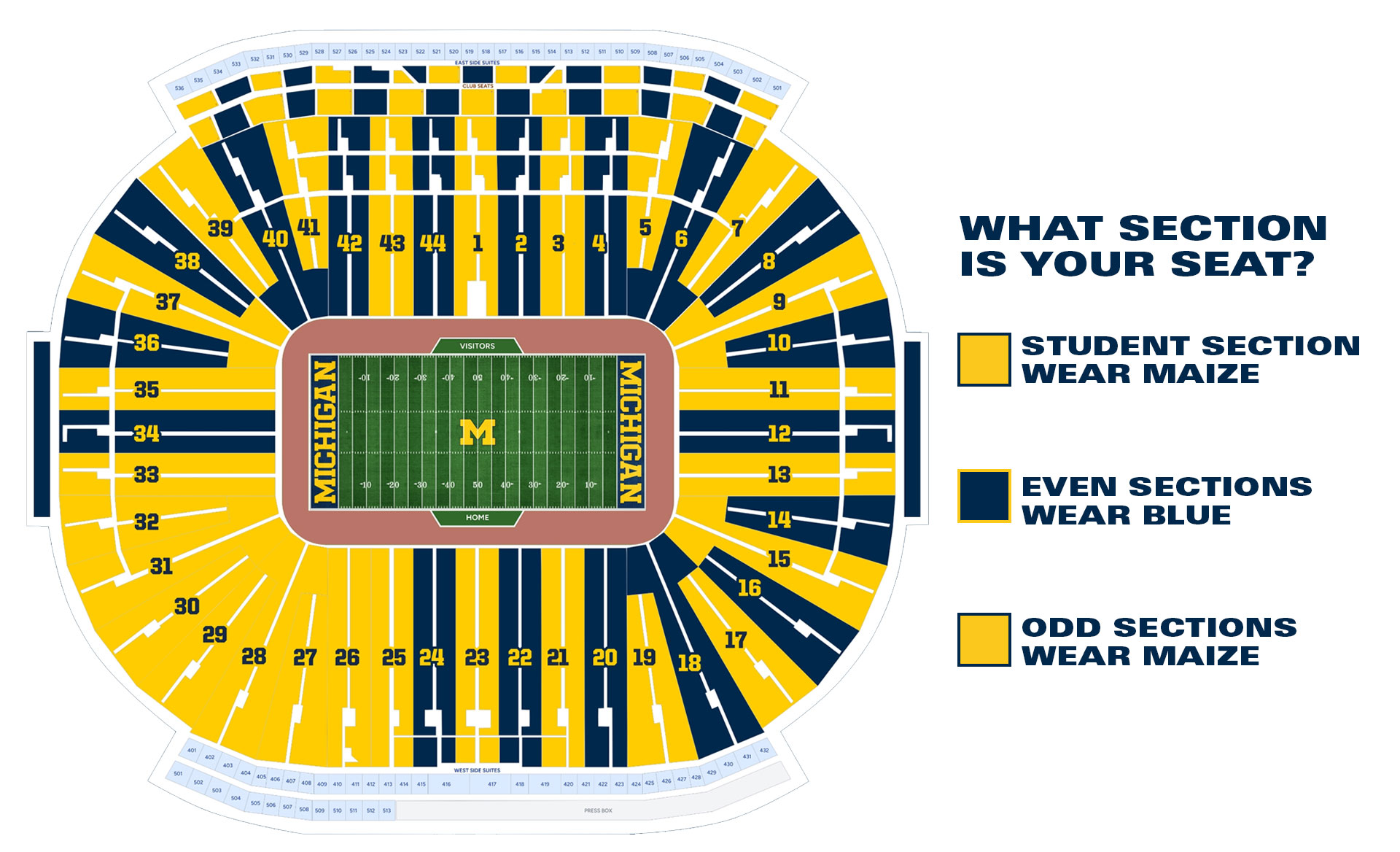 STRIPE OUT Michigan Stadium!