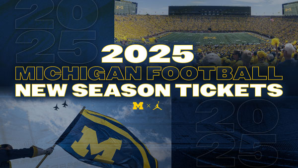 2025 Michigan Football New Season Tickets