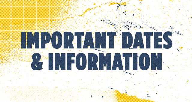 Important Dates