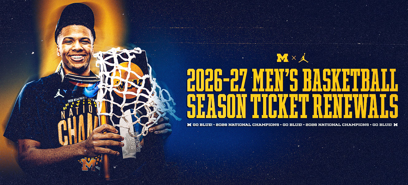 2026-27 Michigan Men's Basketball Season Ticket Renewals